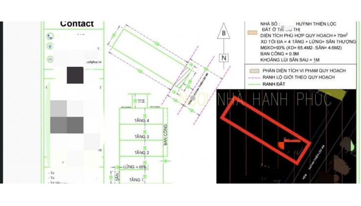 Huỳnh Thiện Lộc -Tân Phú 4,6 x18m2 - HXH tránh - Tiện xây CHDV